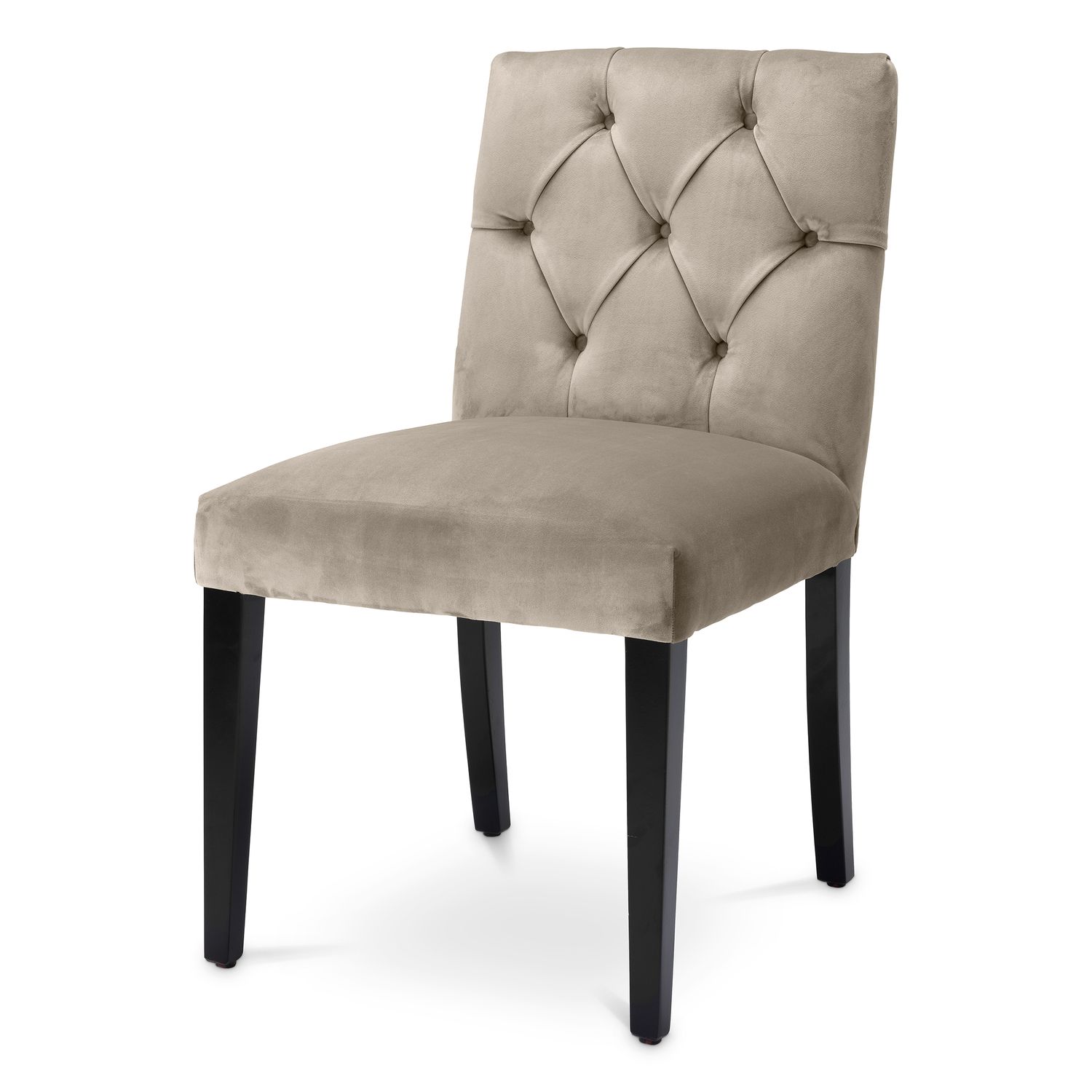 Dining Chair Atena savona greige velvet