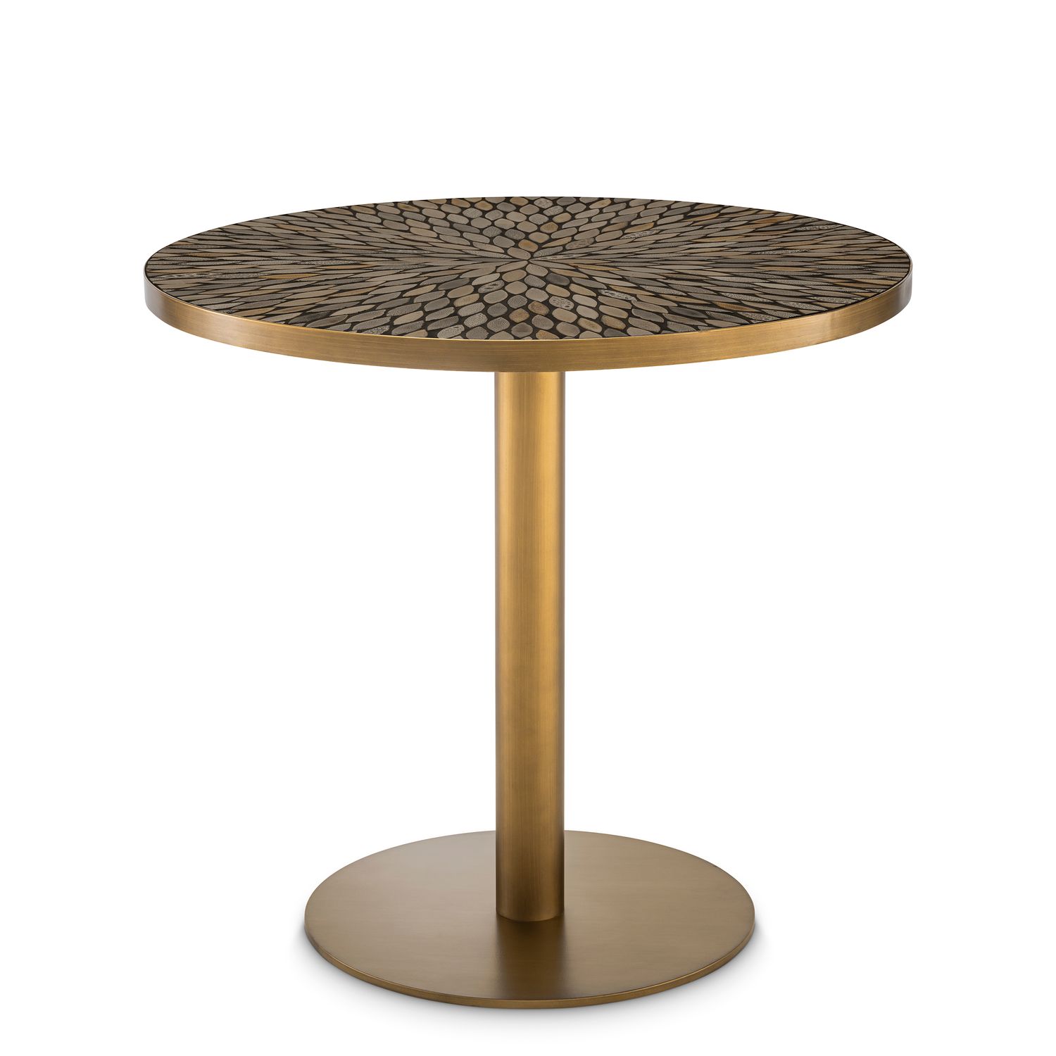 Dining Table Declan antique brass finish