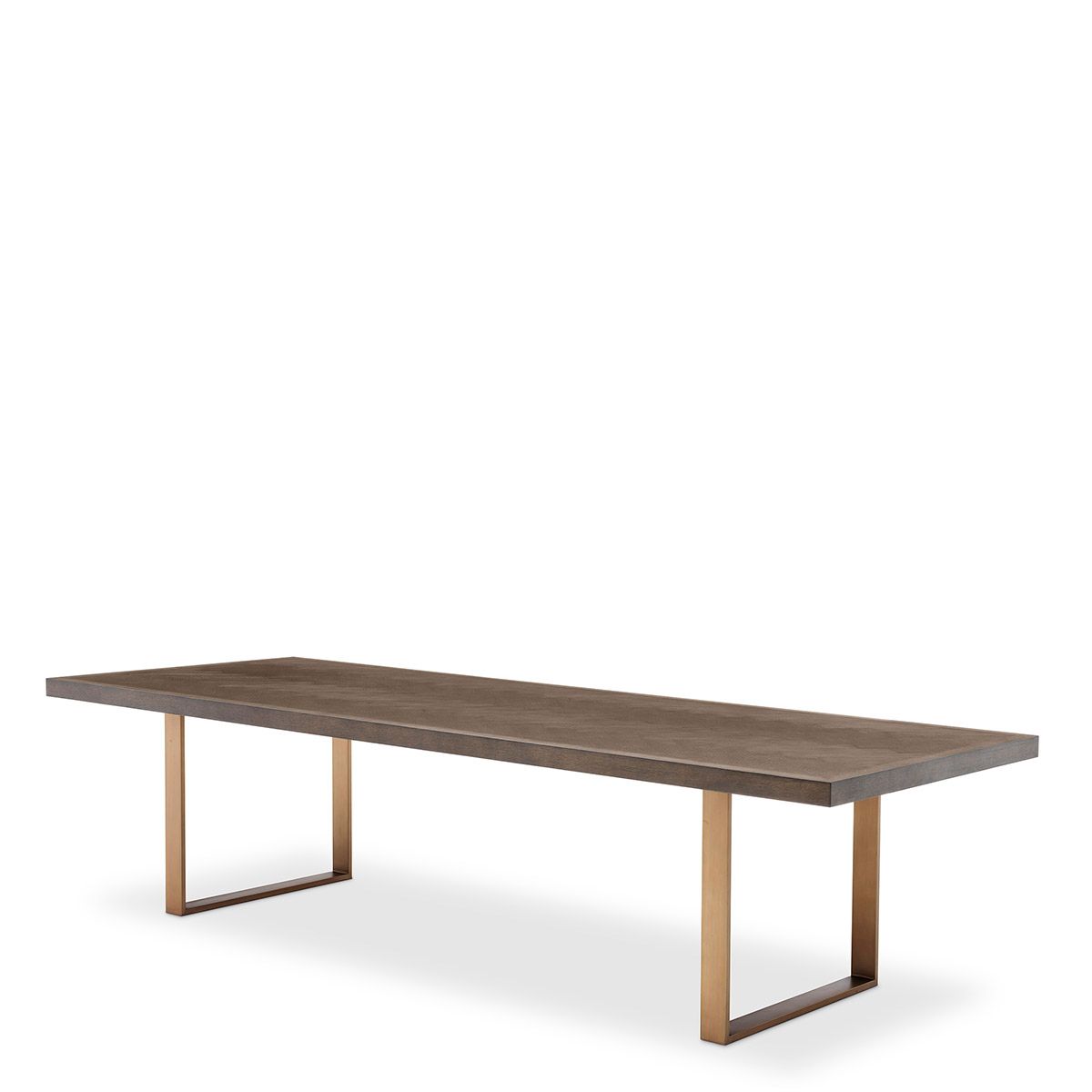 Dining Table Melchior brown oak veneer 300 cm