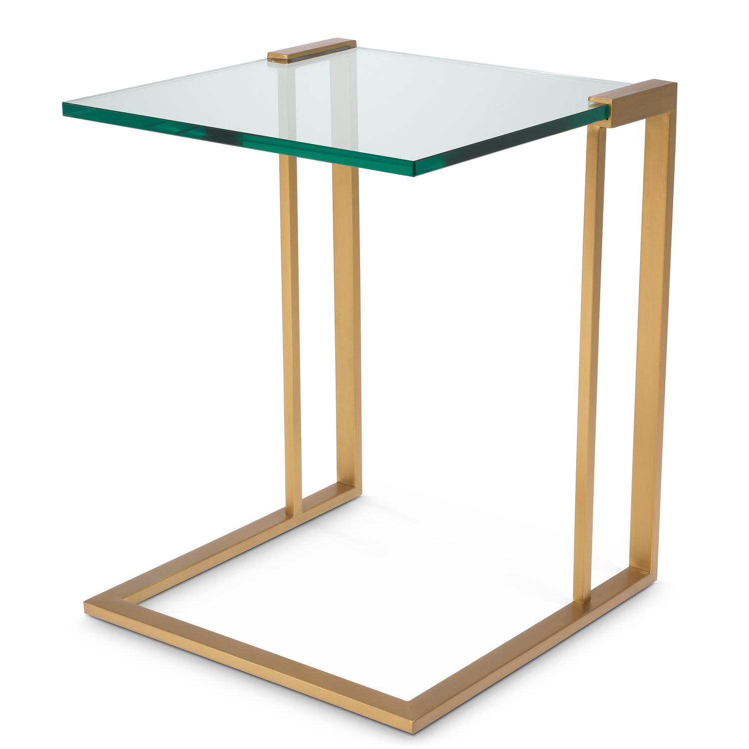 Side Table Perry brushed brass finish