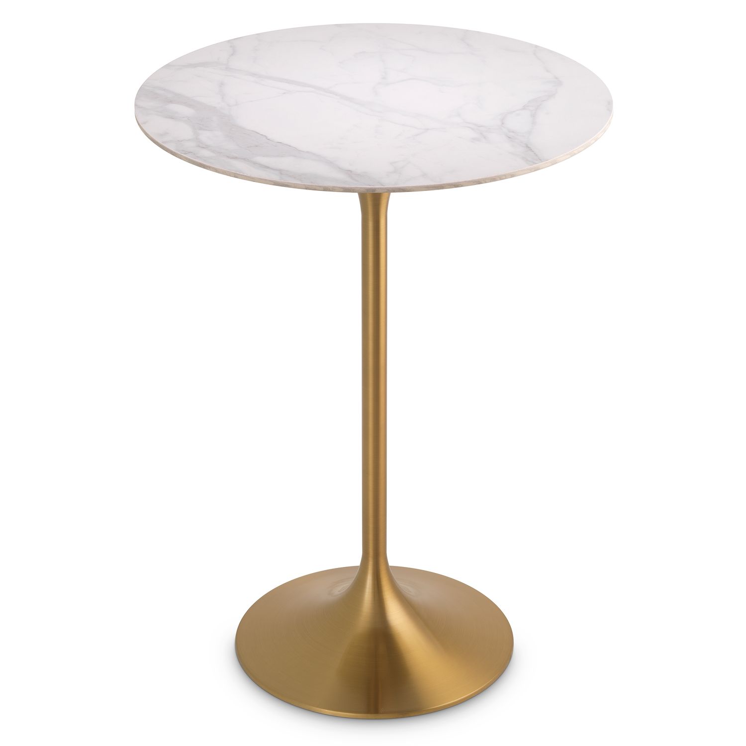 Bar Table Tazio white marble look top