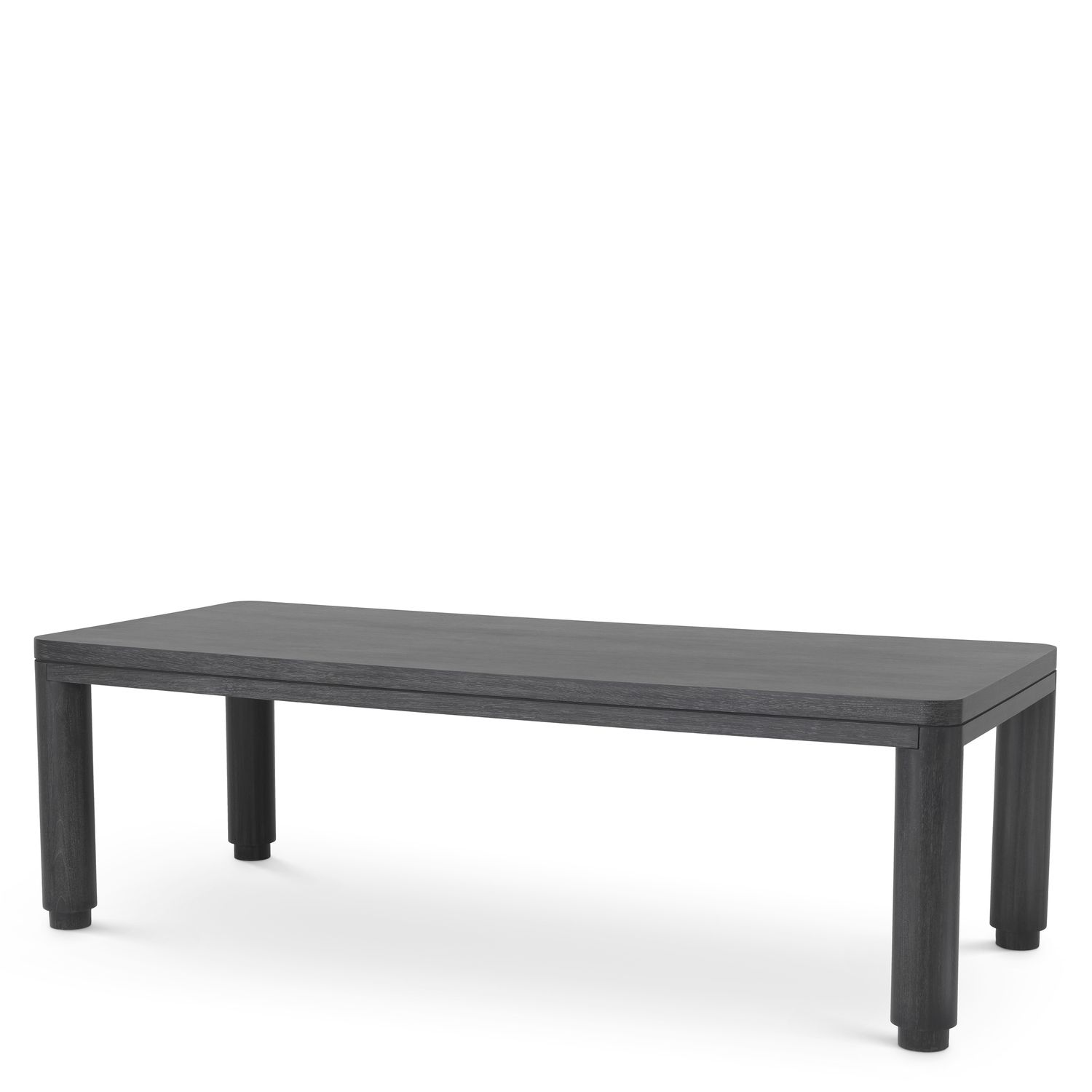 Dining Table Atelier S charcoal grey oak veneer