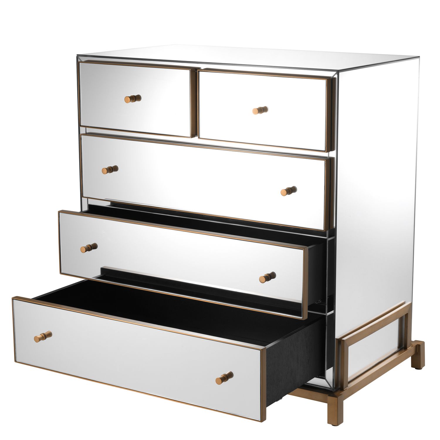 Drawer Chest Clarington mirror glass