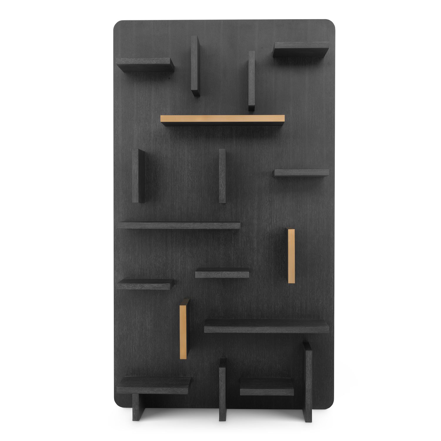 Wall Cabinet Highgrove charcoal grey oak veneer