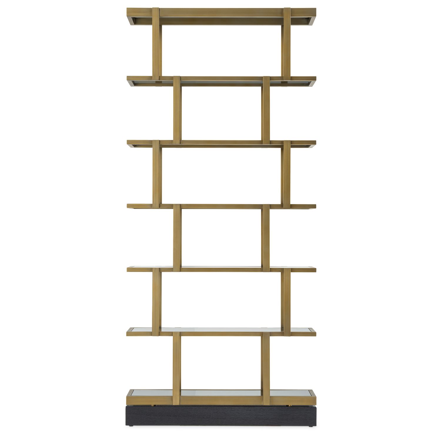 Cabinet Nesto brushed brass finish
