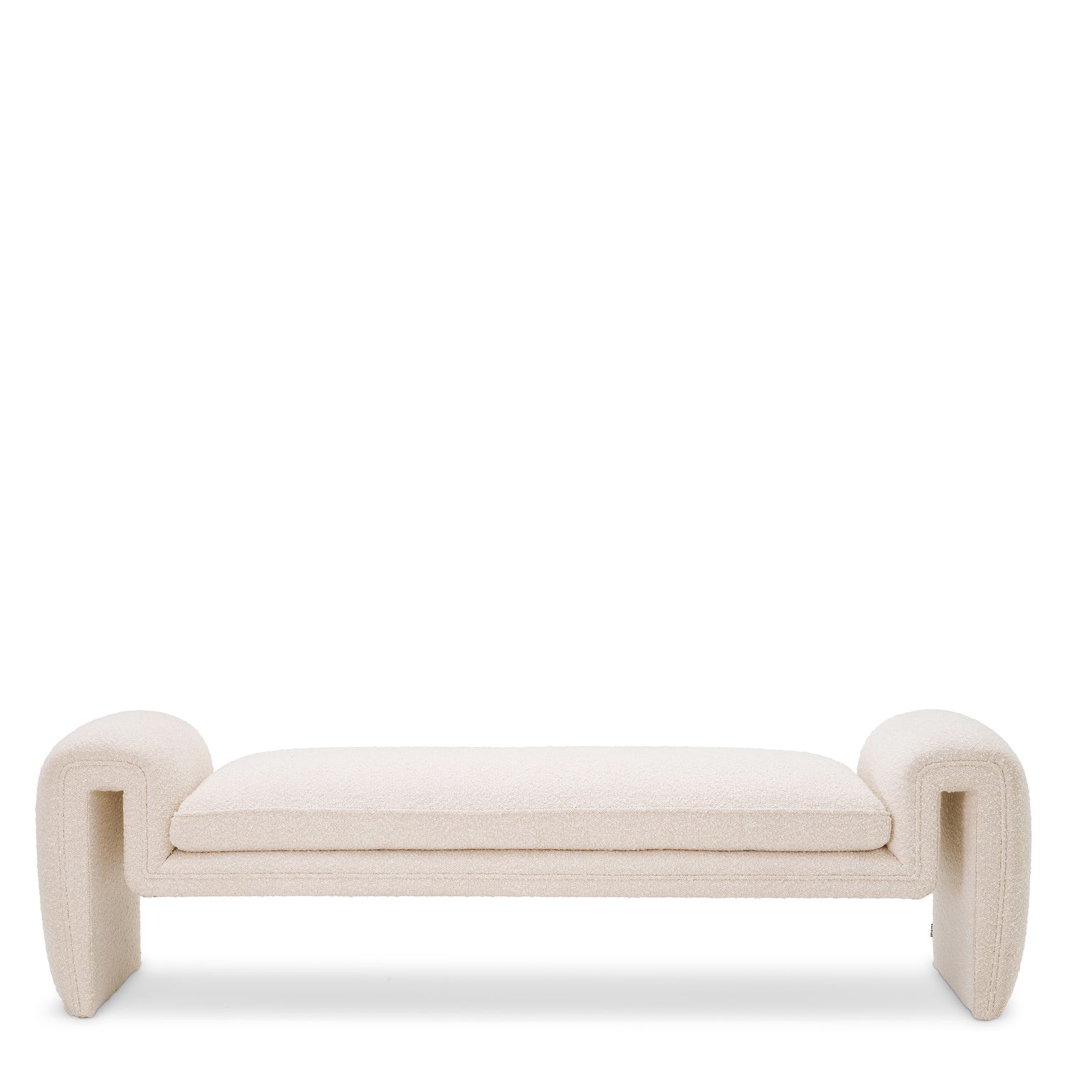 Bench Tondo L bouclé cream