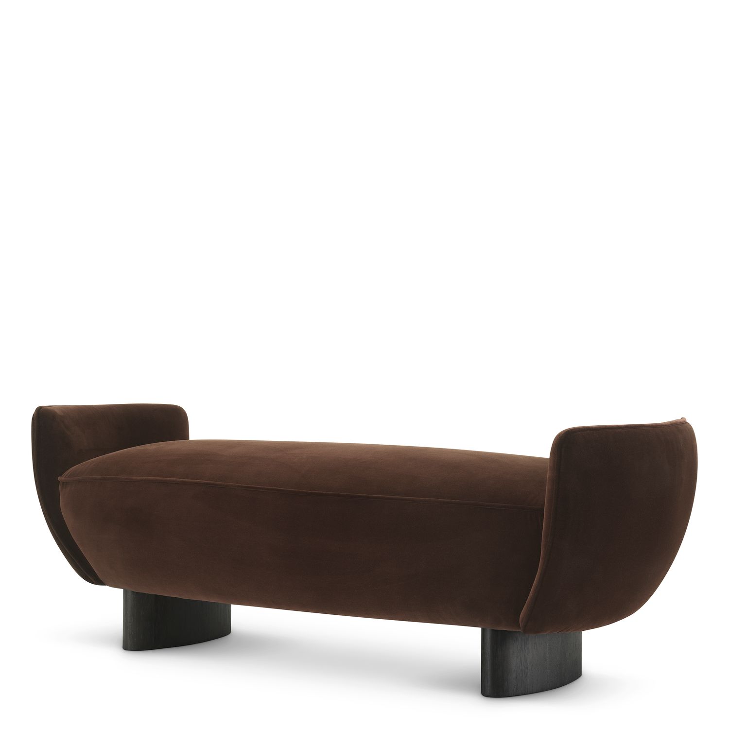 Bench Stirling sonoma brown velvet