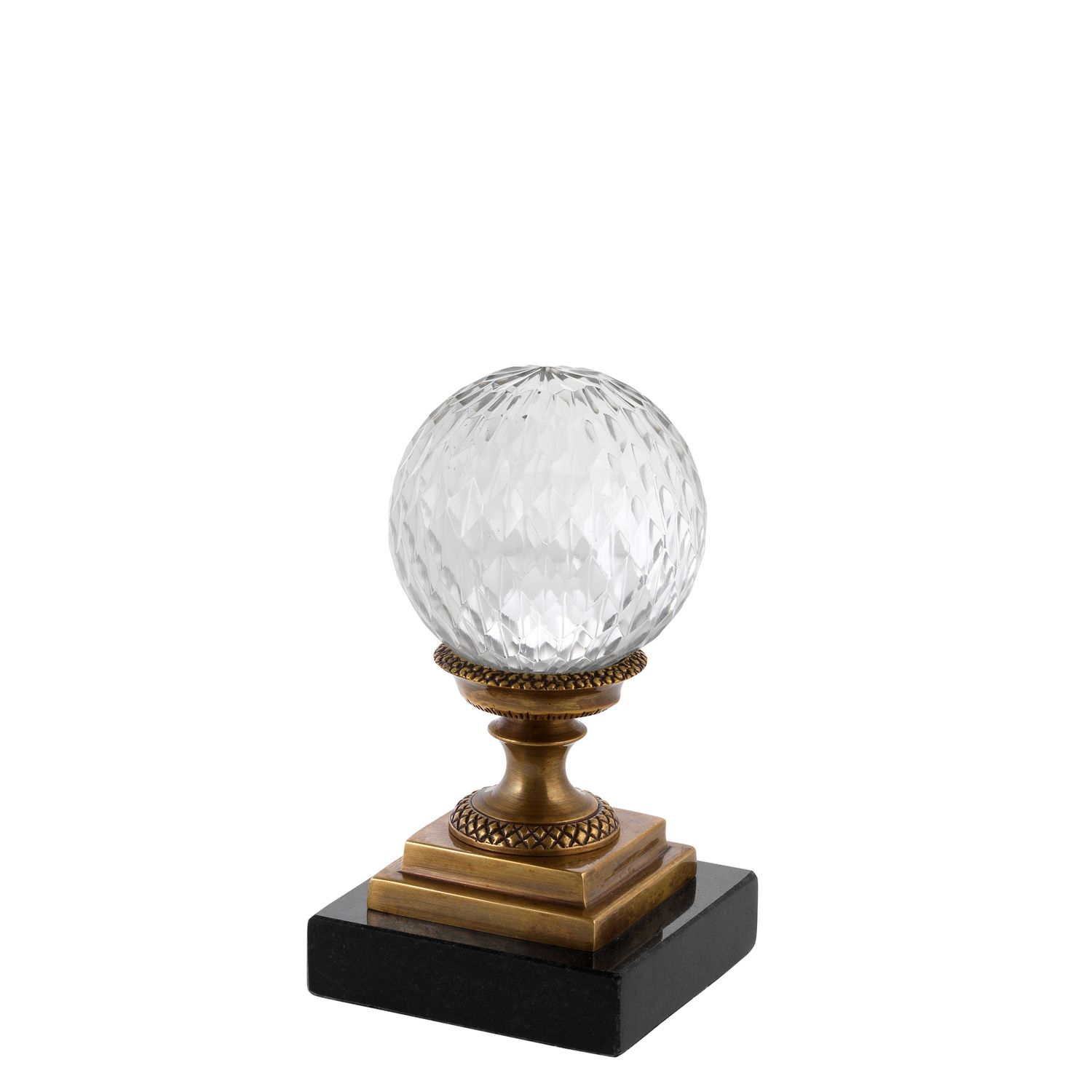 Object Divani vintage brass finish set of 3