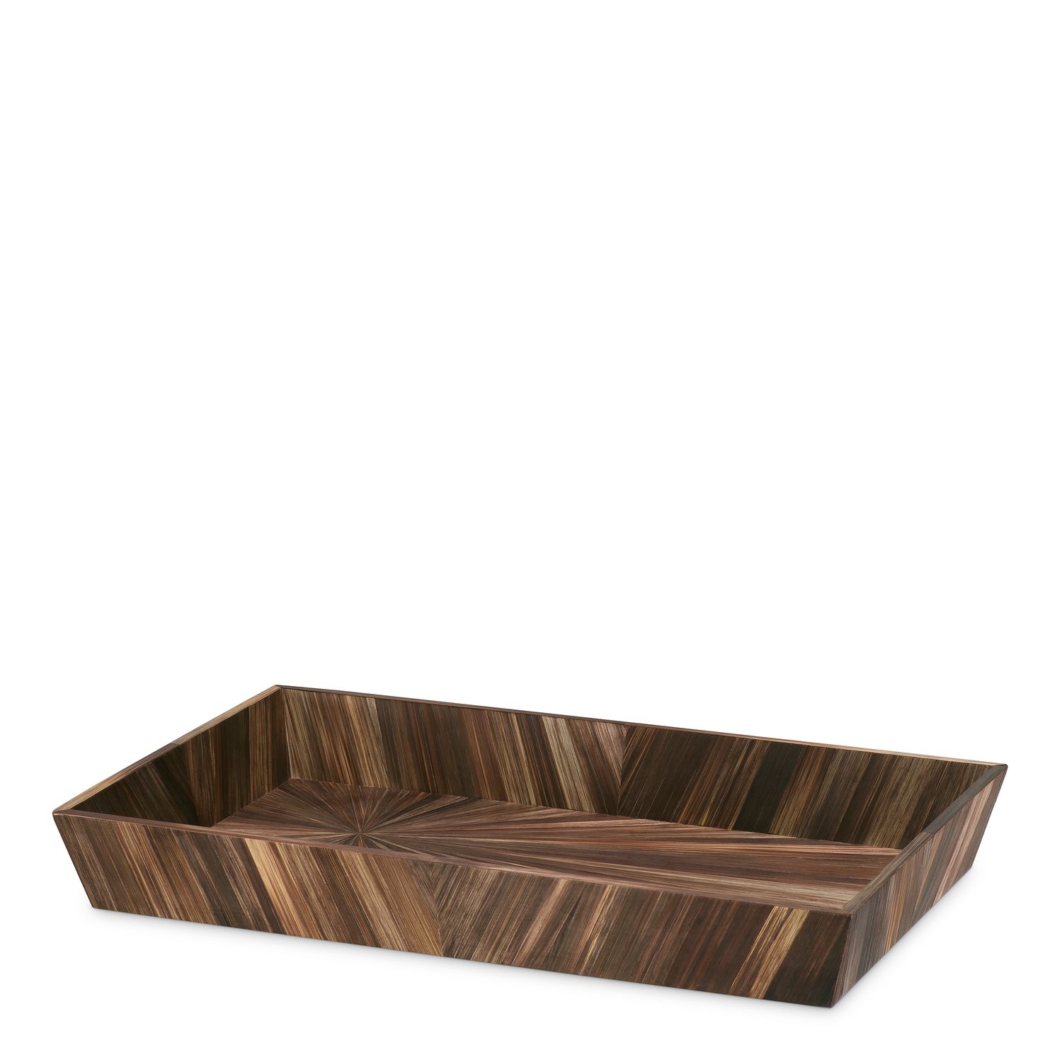 Desk Tray Harvard S straw marquetry brown