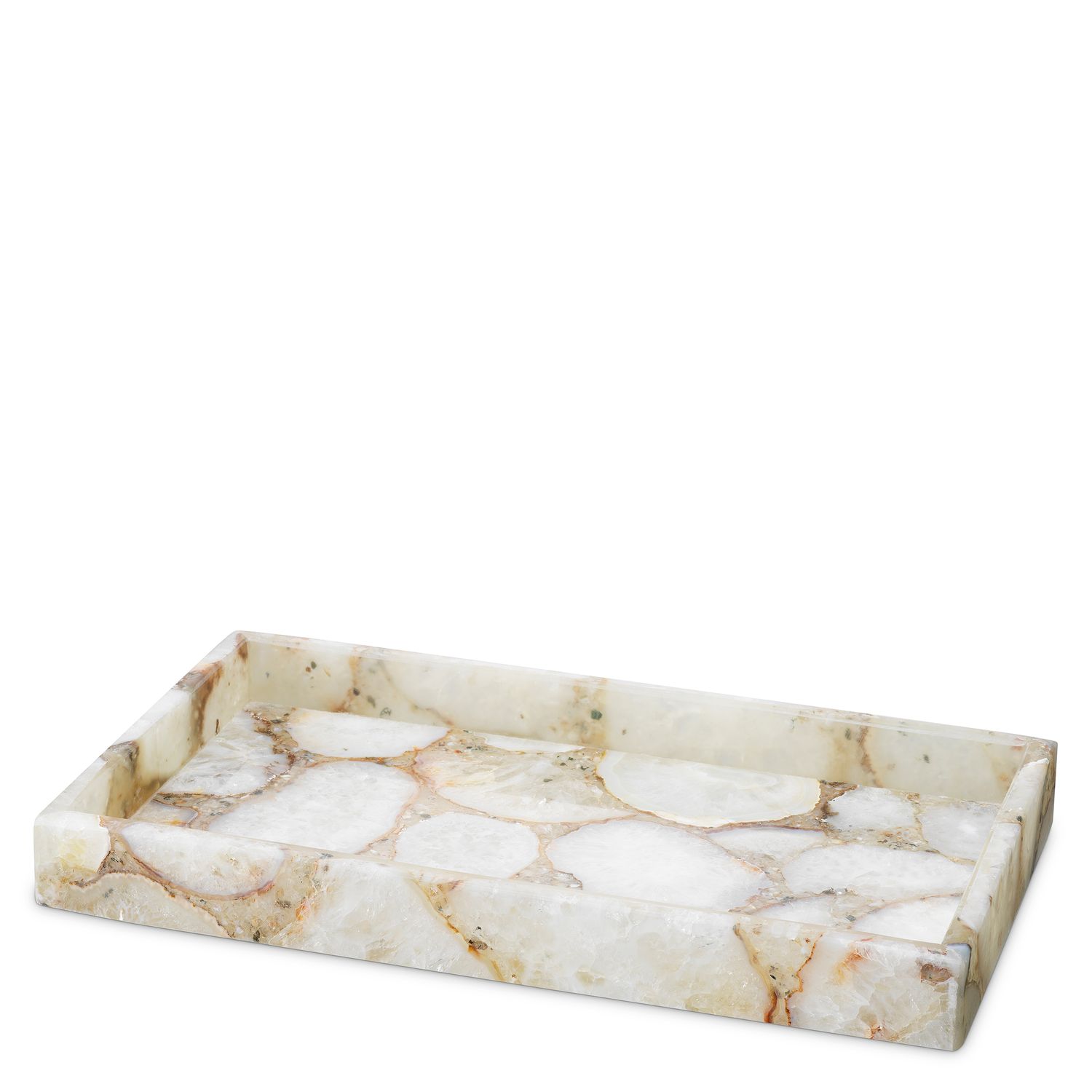 Tray Sonora Rectangular agate stone
