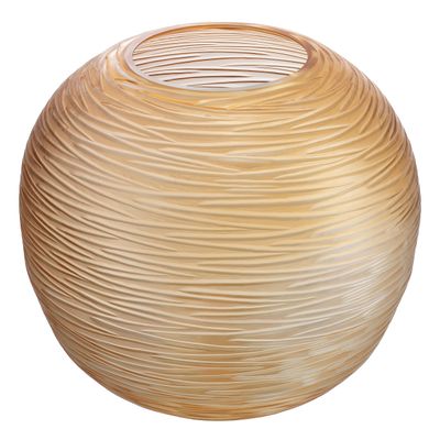 Vase Alessio S peach glass