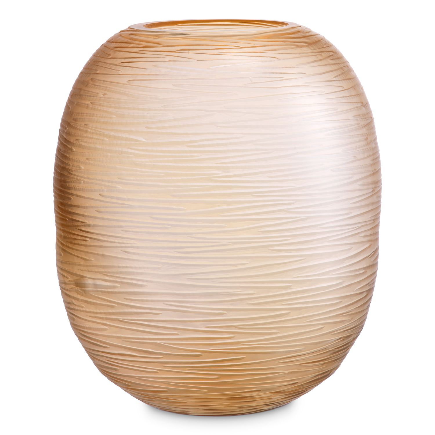 Vase Alessio L peach glass