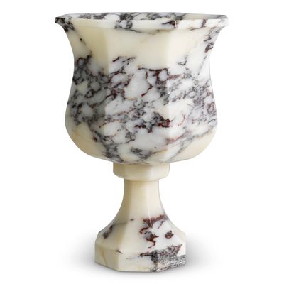 Vase Bennington white marble