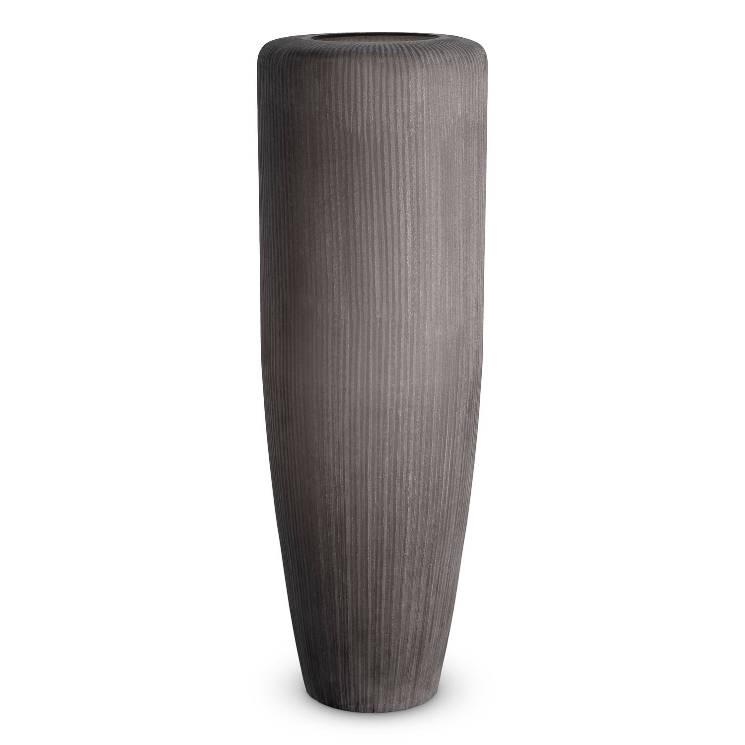 Vase Isandro XL stone finish glass