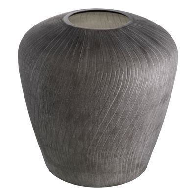 Vase Tarlow stone finish glass