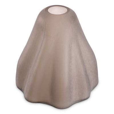 Vase Trivium sand color glass