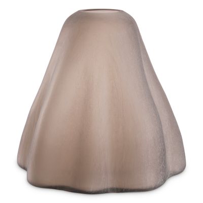 Vase Trivium sand color glass