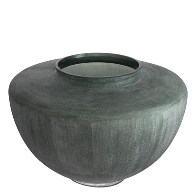 Vase Wainscott stone finish glass