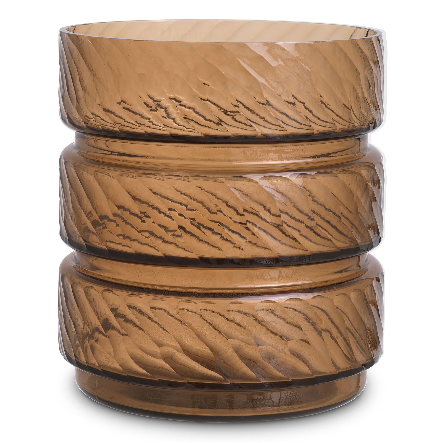 Vase Loxley S copper glass