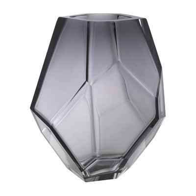 Vase Martina grey glass