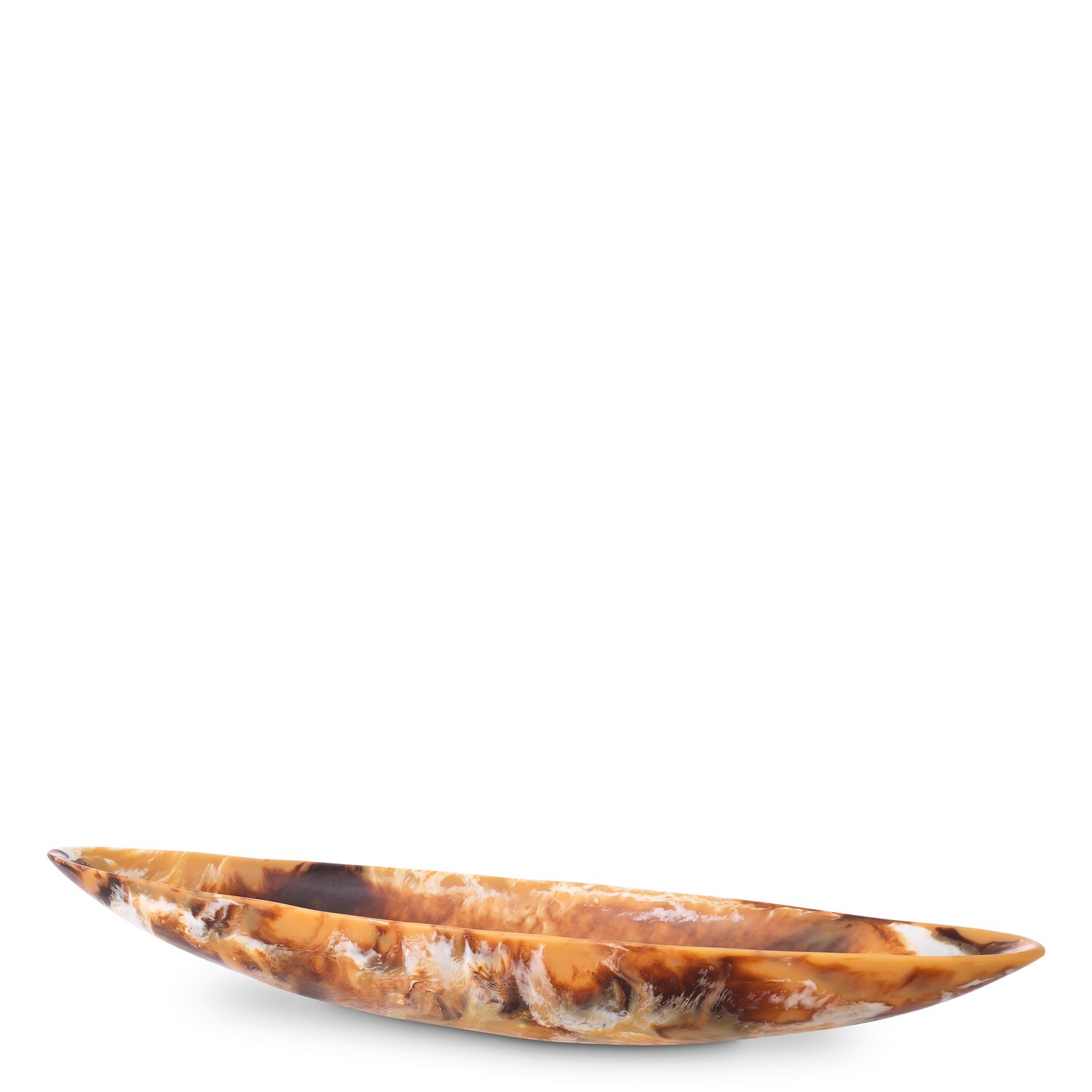 Bowl Mood long orange swirl