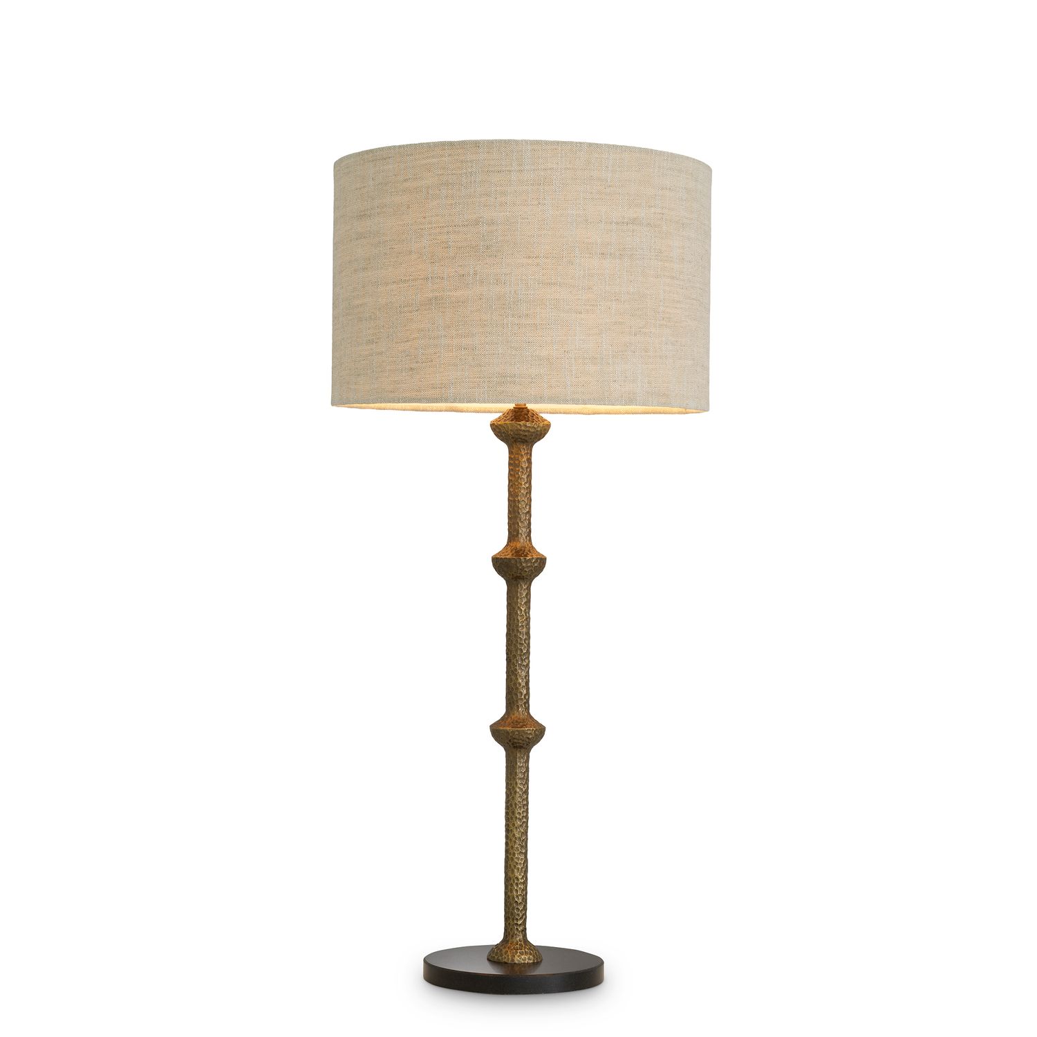 Table Lamp Lucente vintage brass finish incl shade
