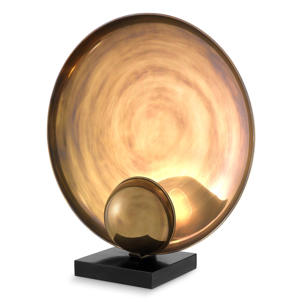 Table Lamp Odessa vintage brass finish