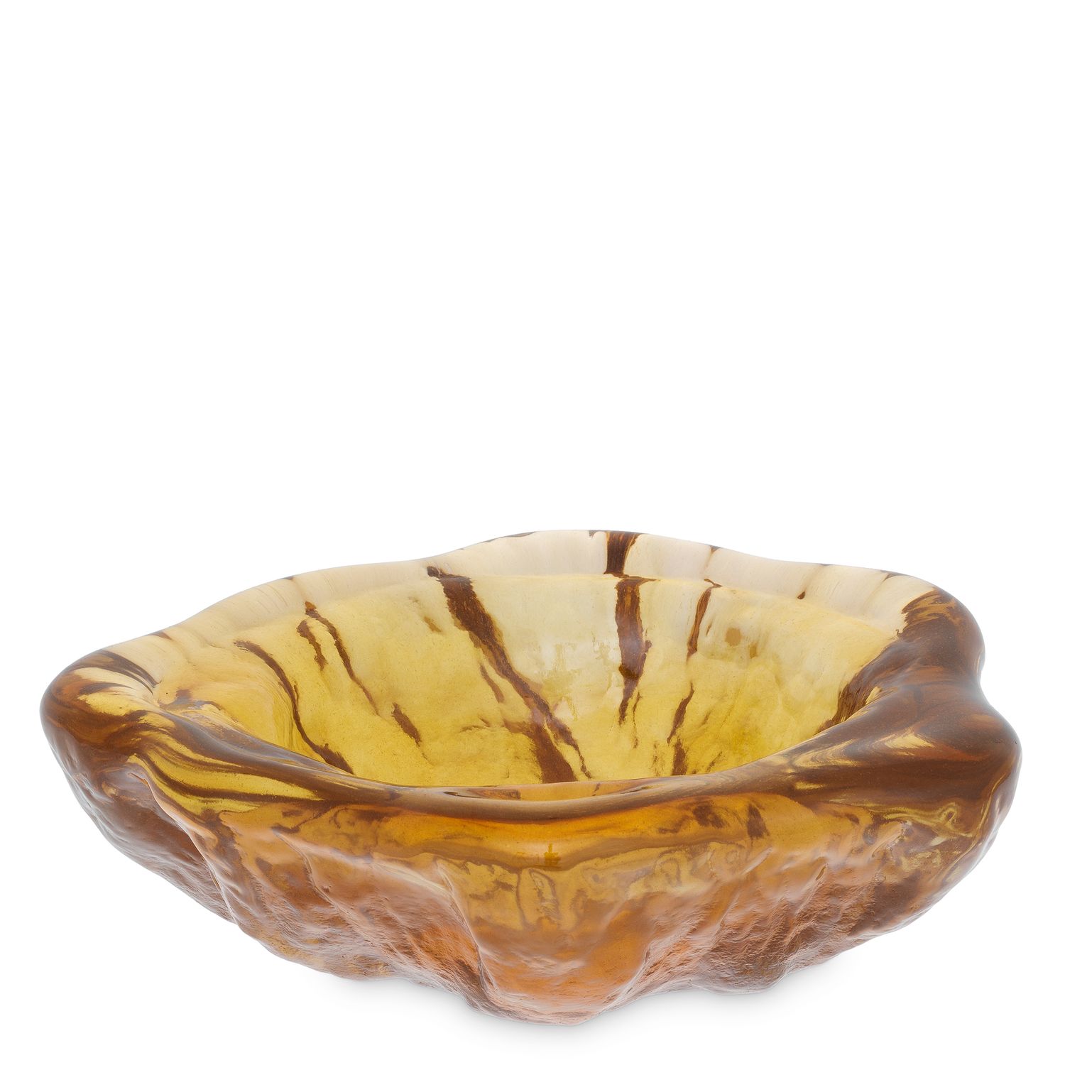 Bowl Courtier amber glass