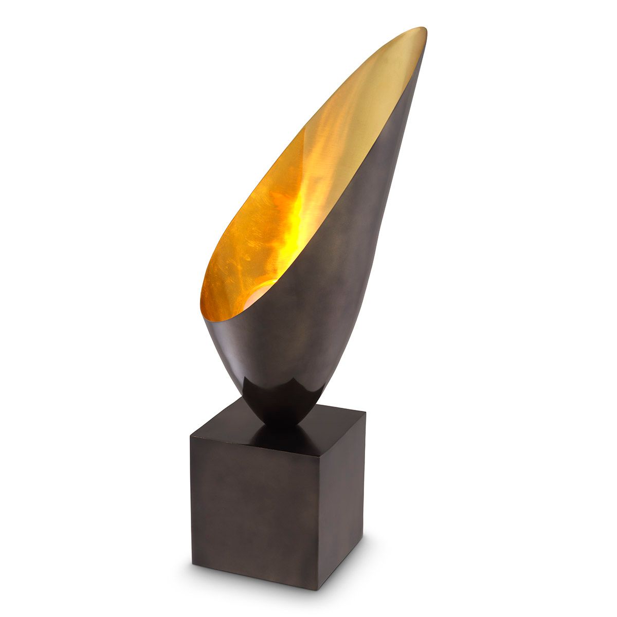 Table Lamp Grotto gunmetal finish