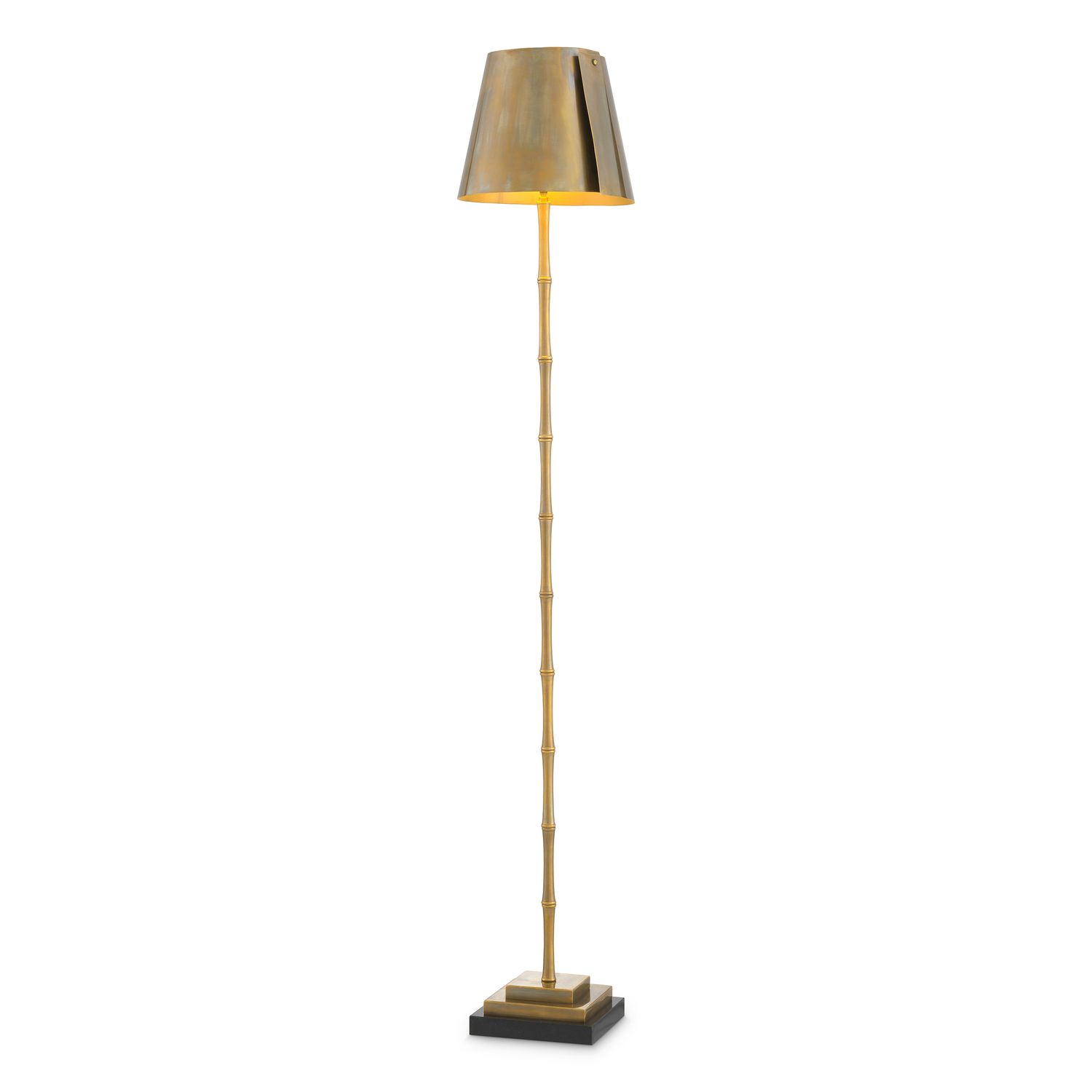Floor Lamp Seraphina vintage brass finish