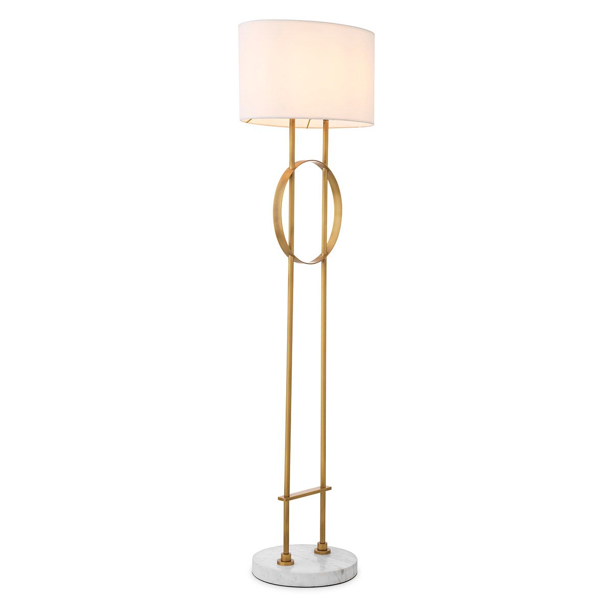 Floor Lamp Kaiser antique brass finish
