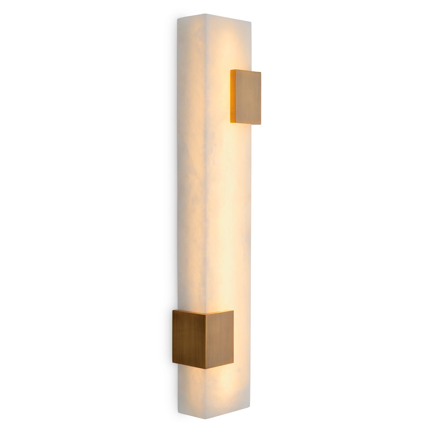 Wall Lamp Furore antique brass finish alabaster