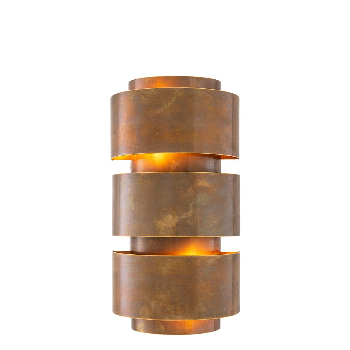 Wall Lamp Manetti S vintage brass finish