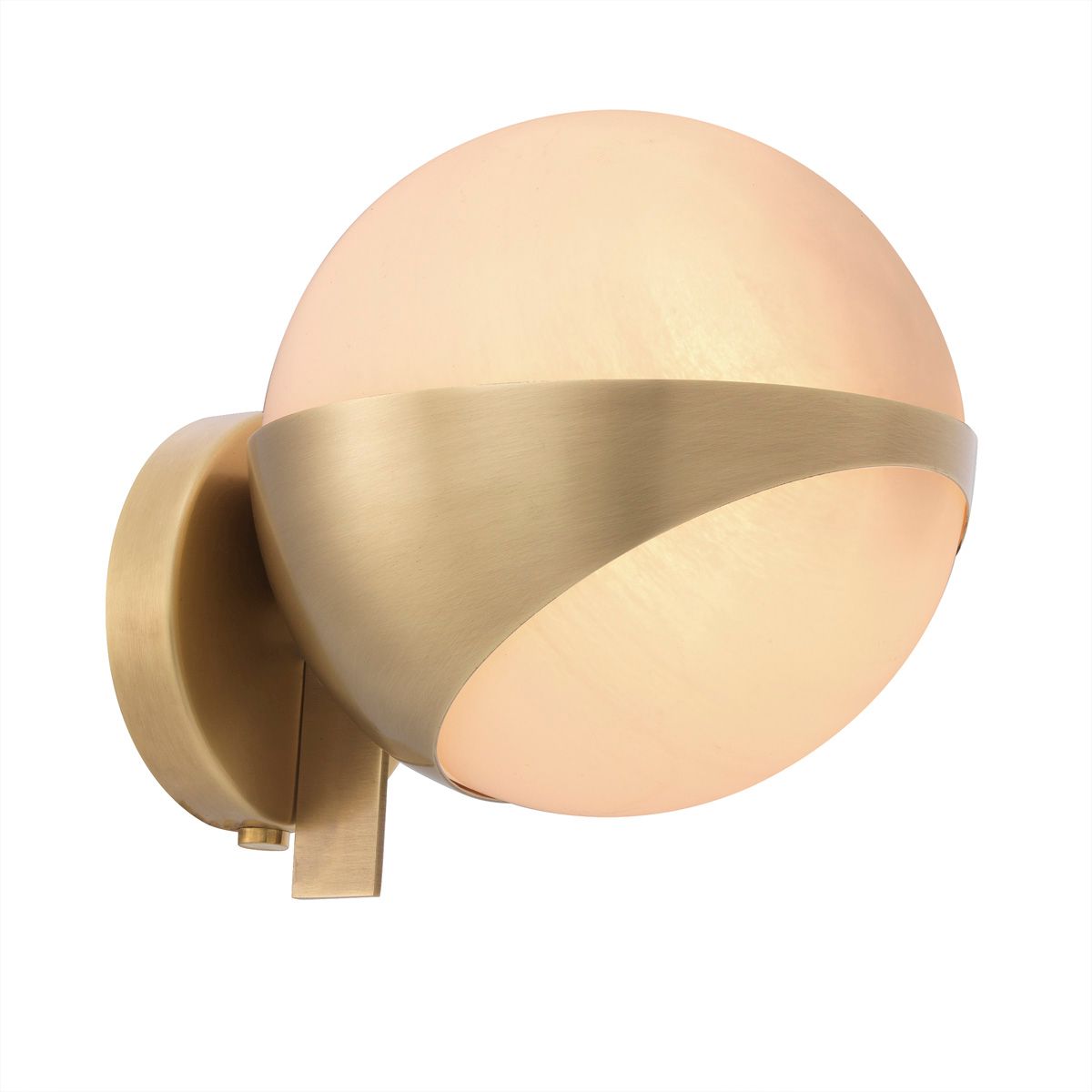 Wall Lamp Wilson antique brass finish