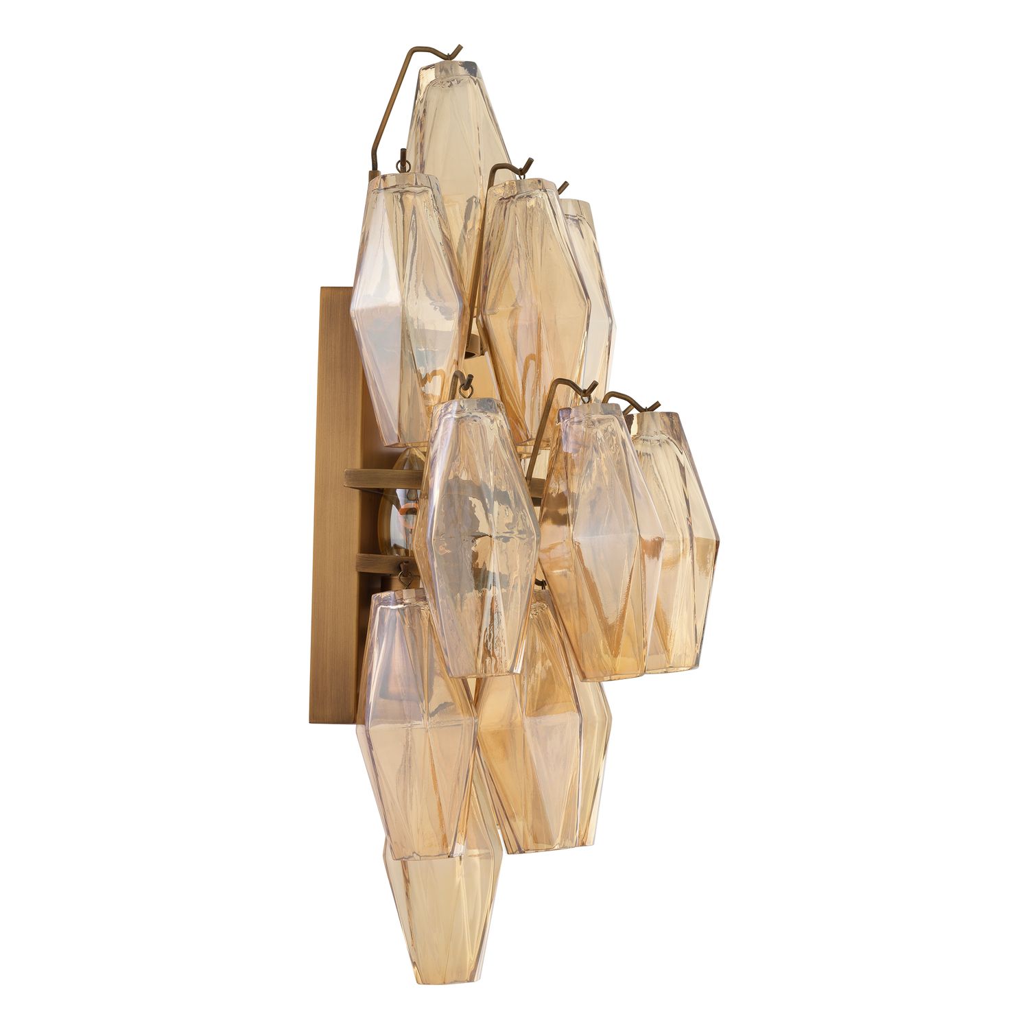 Wall Lamp Benini antique brass finish
