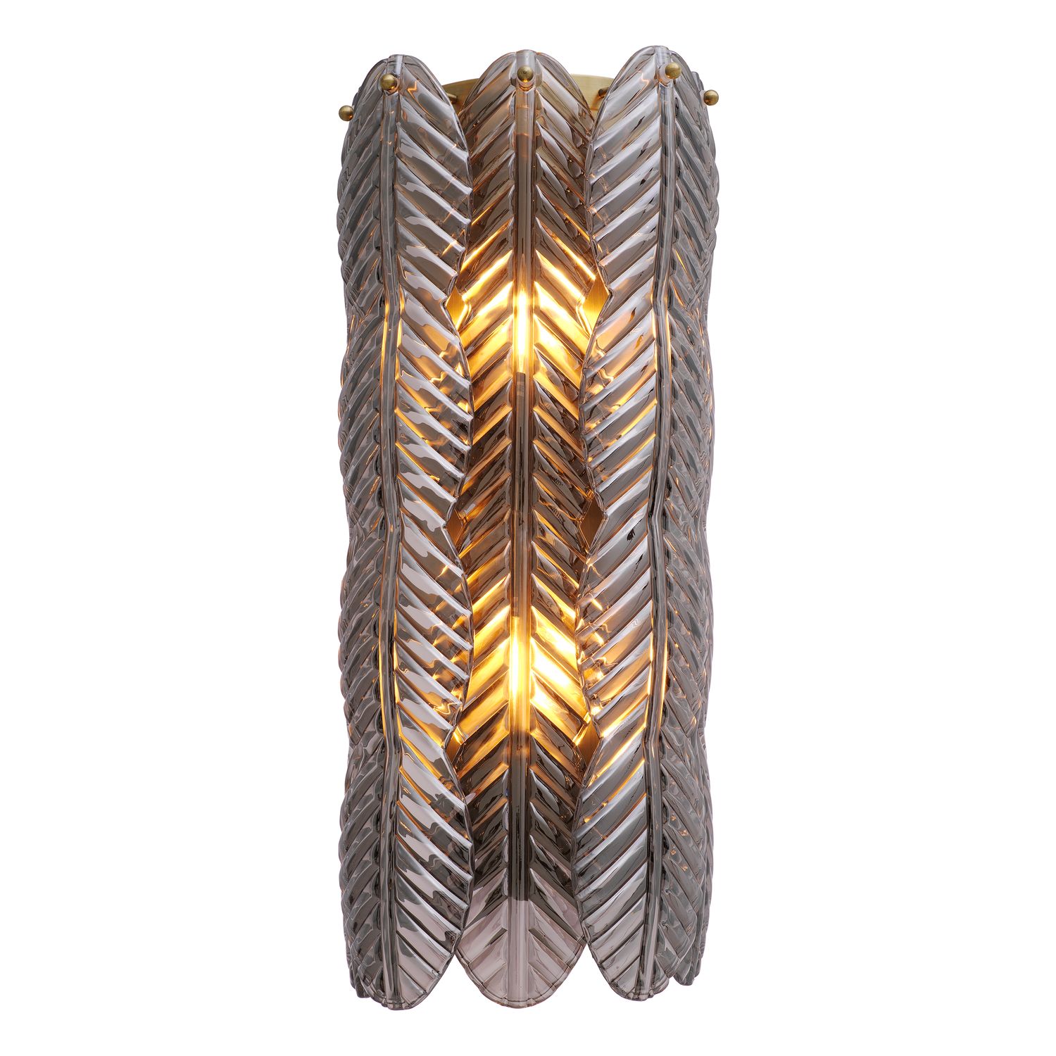 Wall Lamp Sahure brushed brass finish