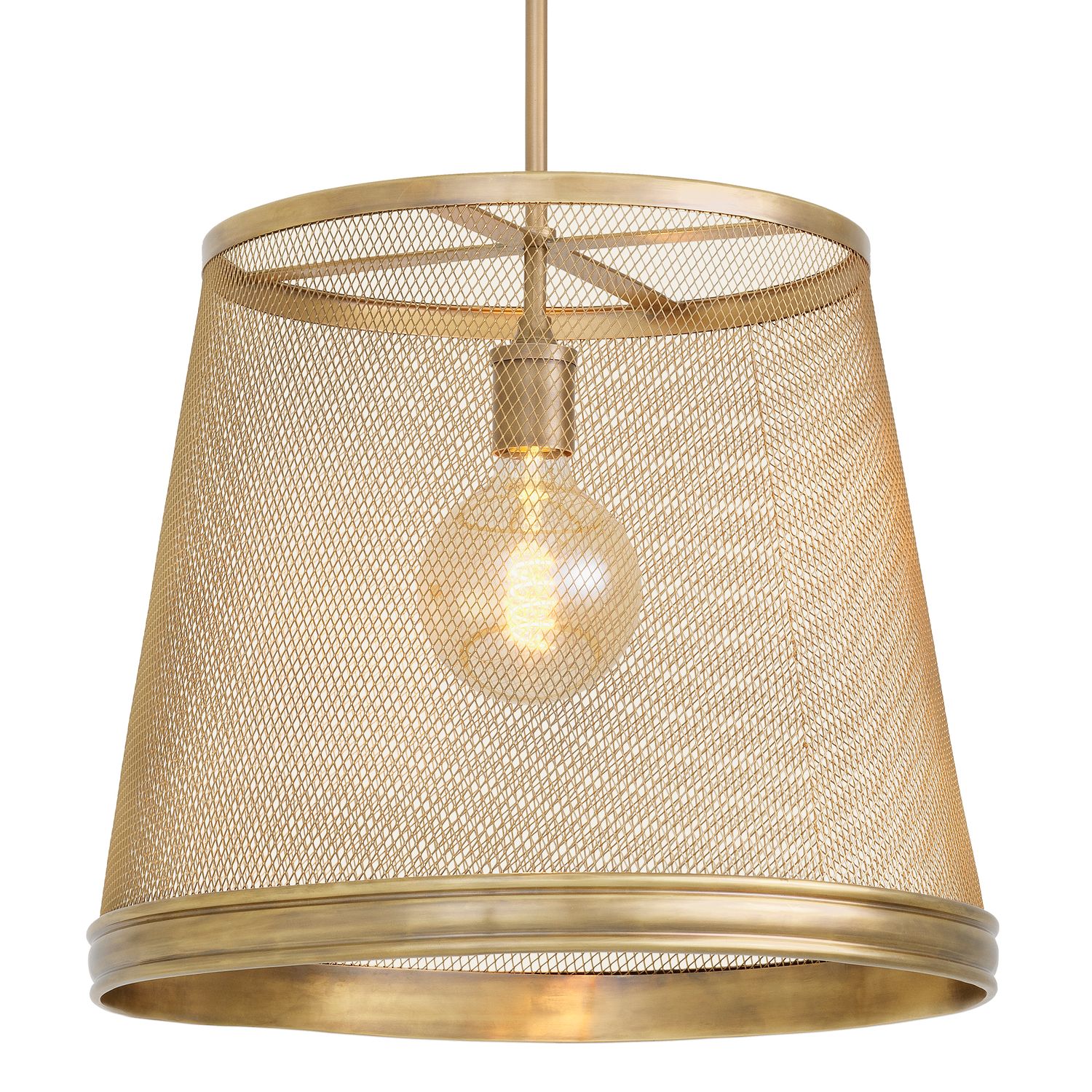 Pendant Colindale vintage brass finish