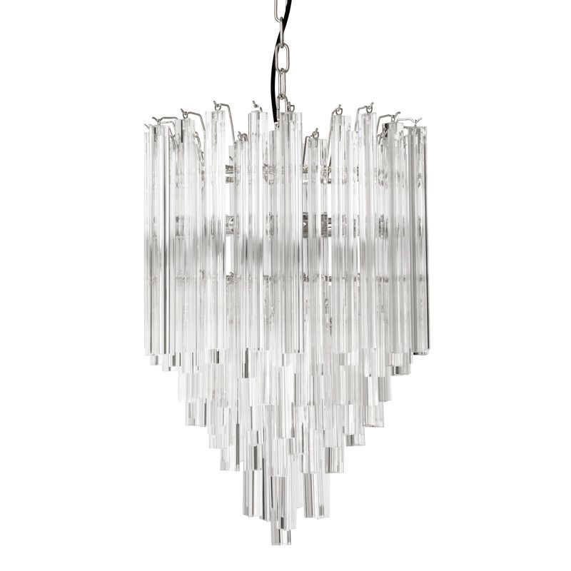 Chandelier Salerno clear glass