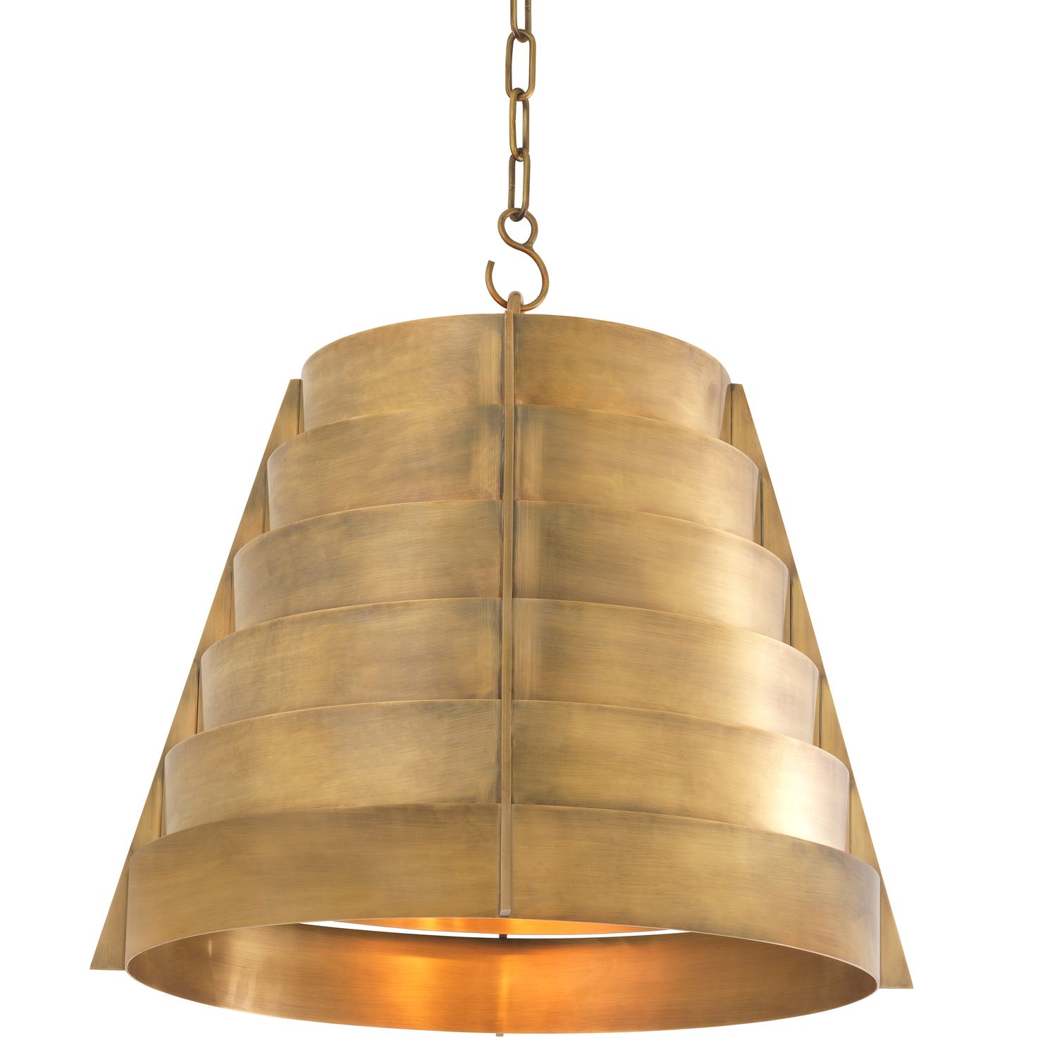 Pendant Fitzroy vintage brass finish