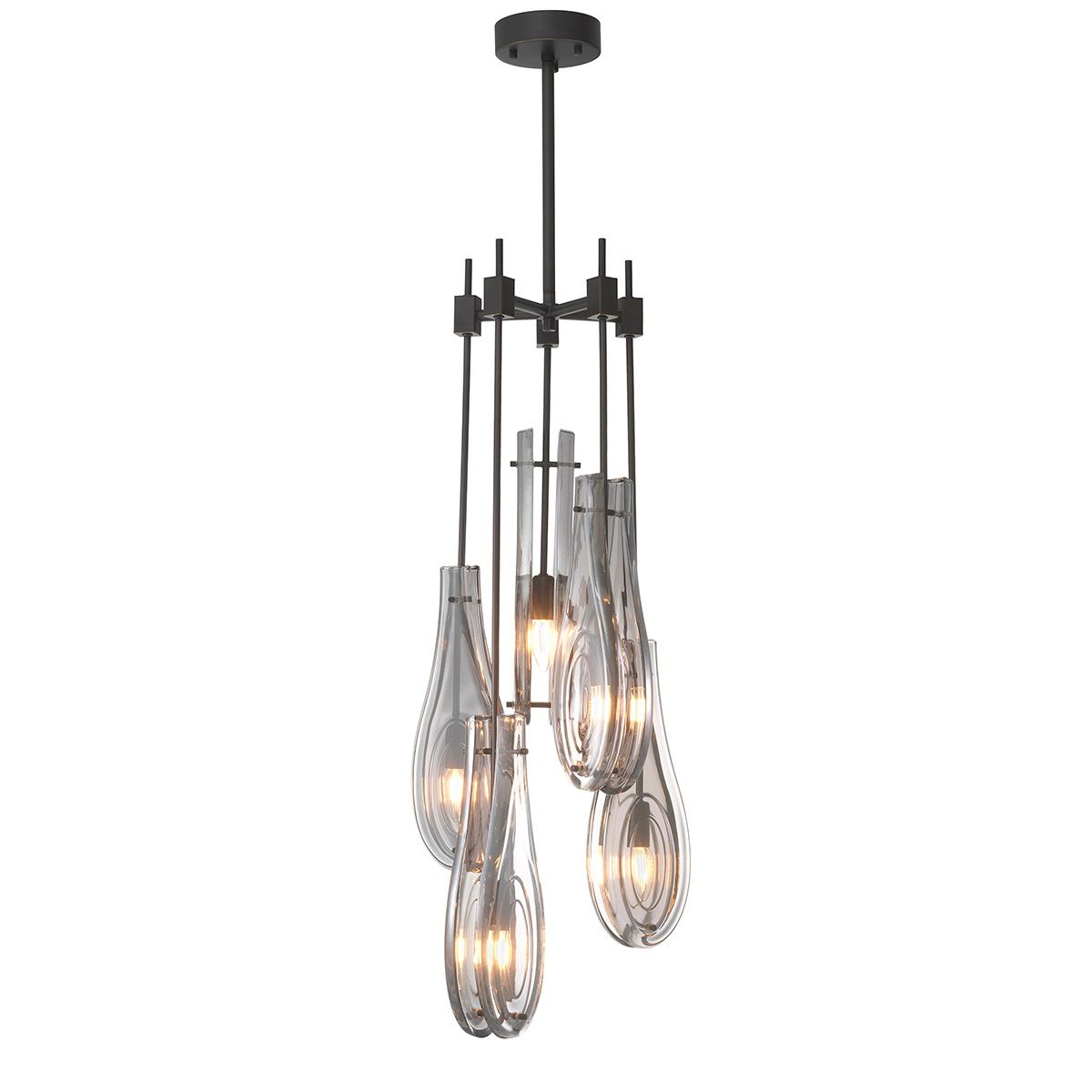Chandelier Bellano L bronze highlight finish