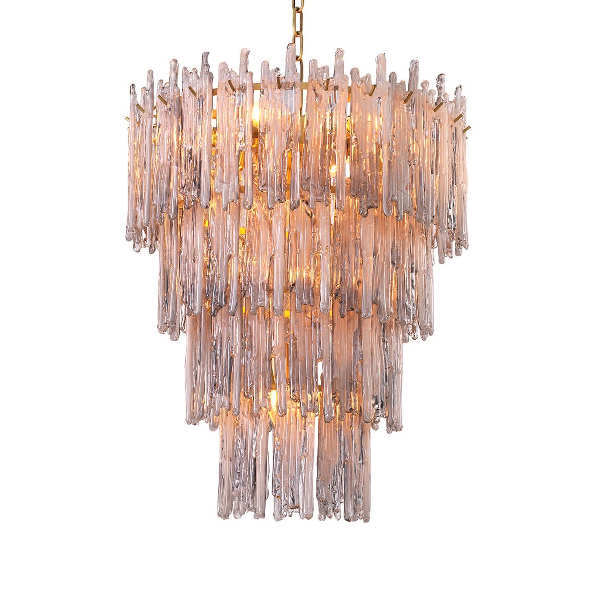 Chandelier Saint Roch S light brushed brass finish