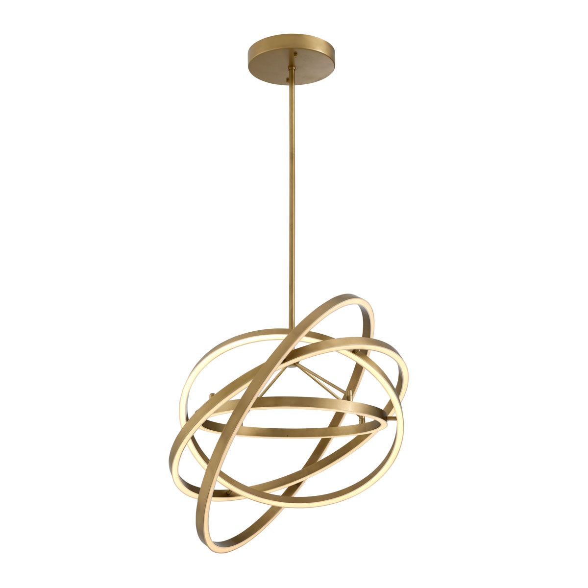 Chandelier Cassini antique brass finish