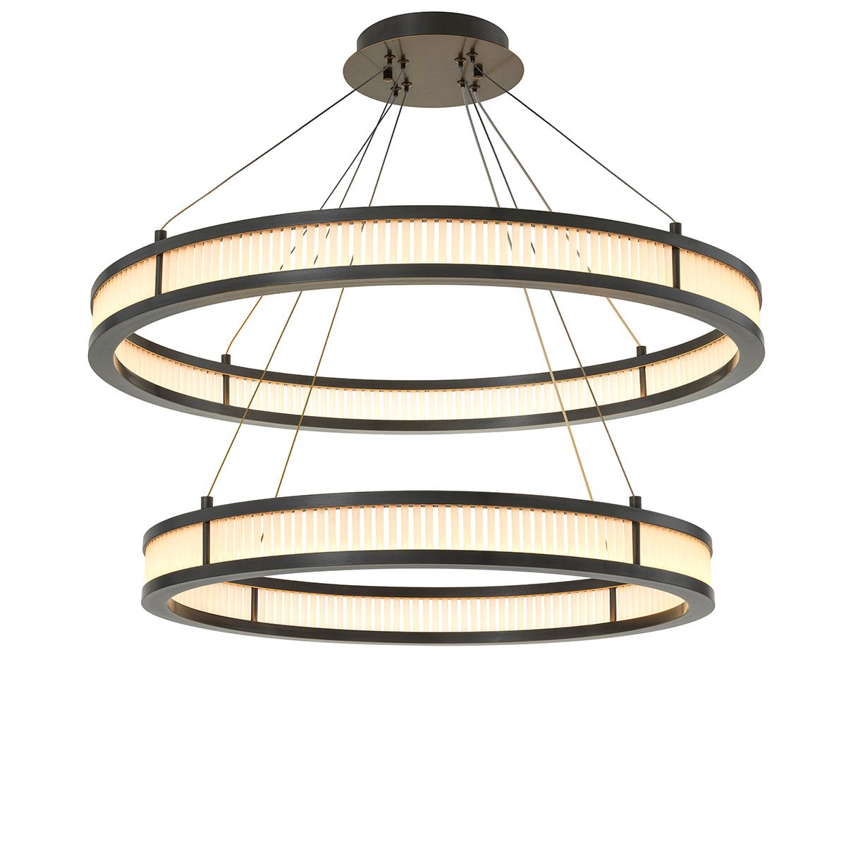 Chandelier Damien Double bronze highlight finish