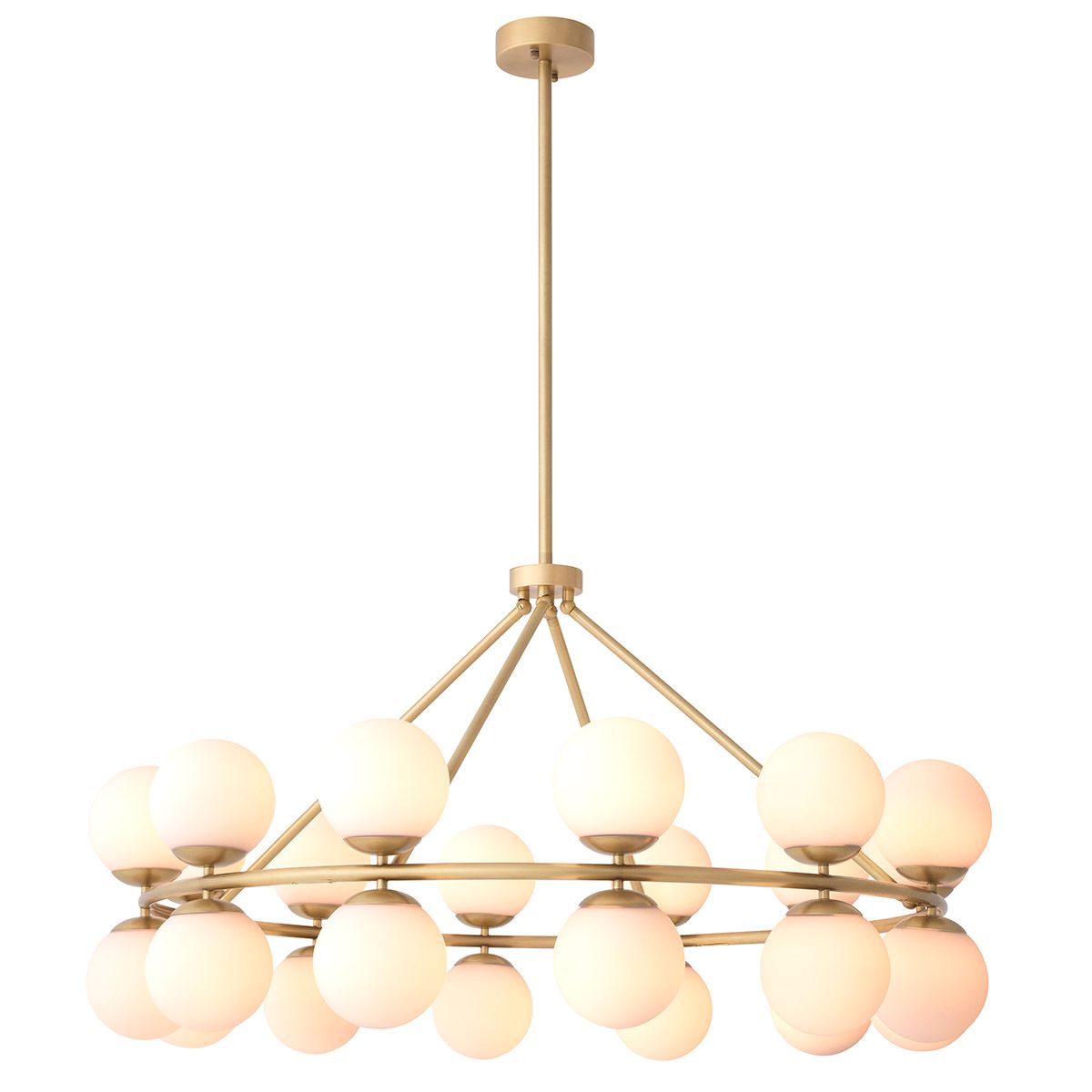 Chandelier Hutchinson antique brass finish