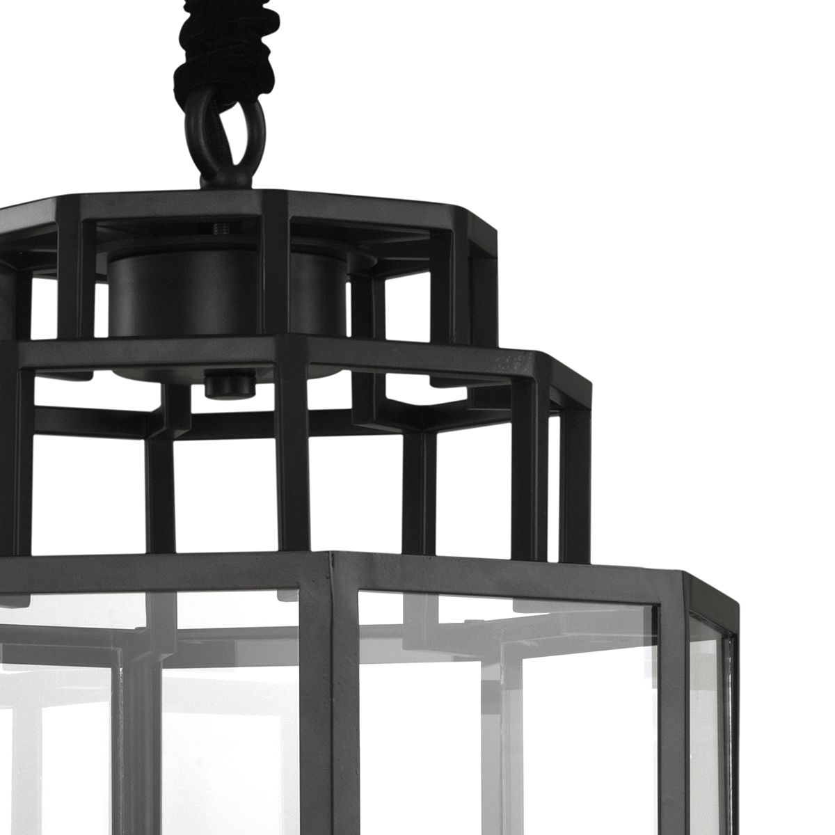 Lantern Monticello M black finish