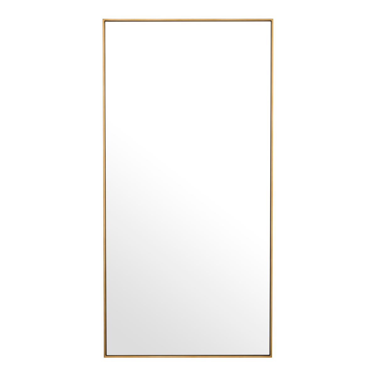 Mirror Redondo XL brushed brass finish