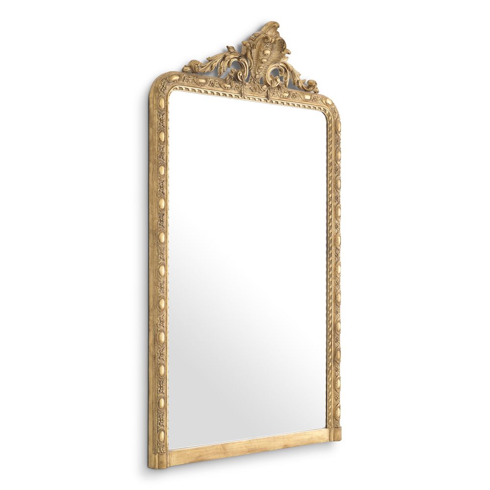Mirror Ludovico antique gold finish