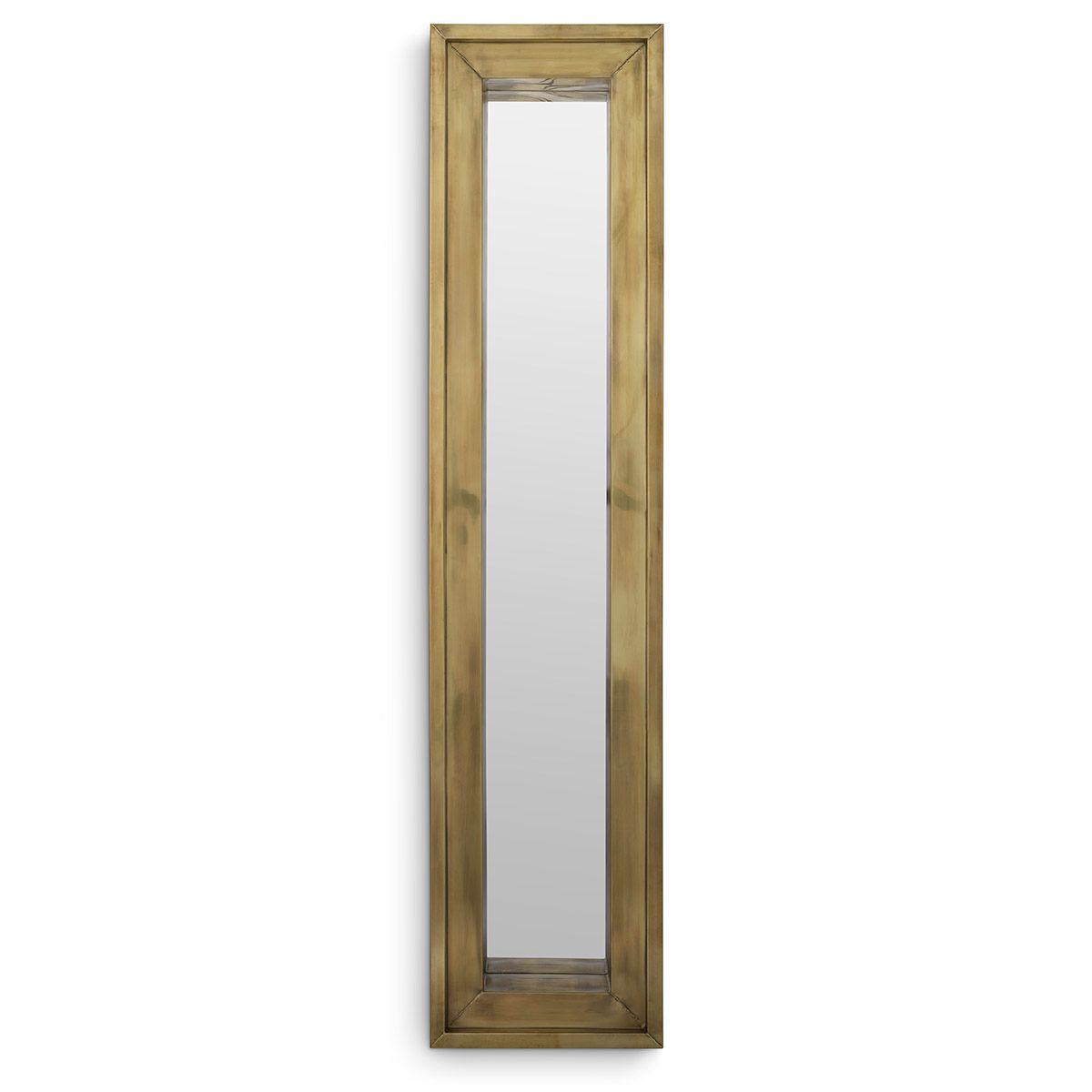 Mirror Magenta rectangular S vintage brass finish