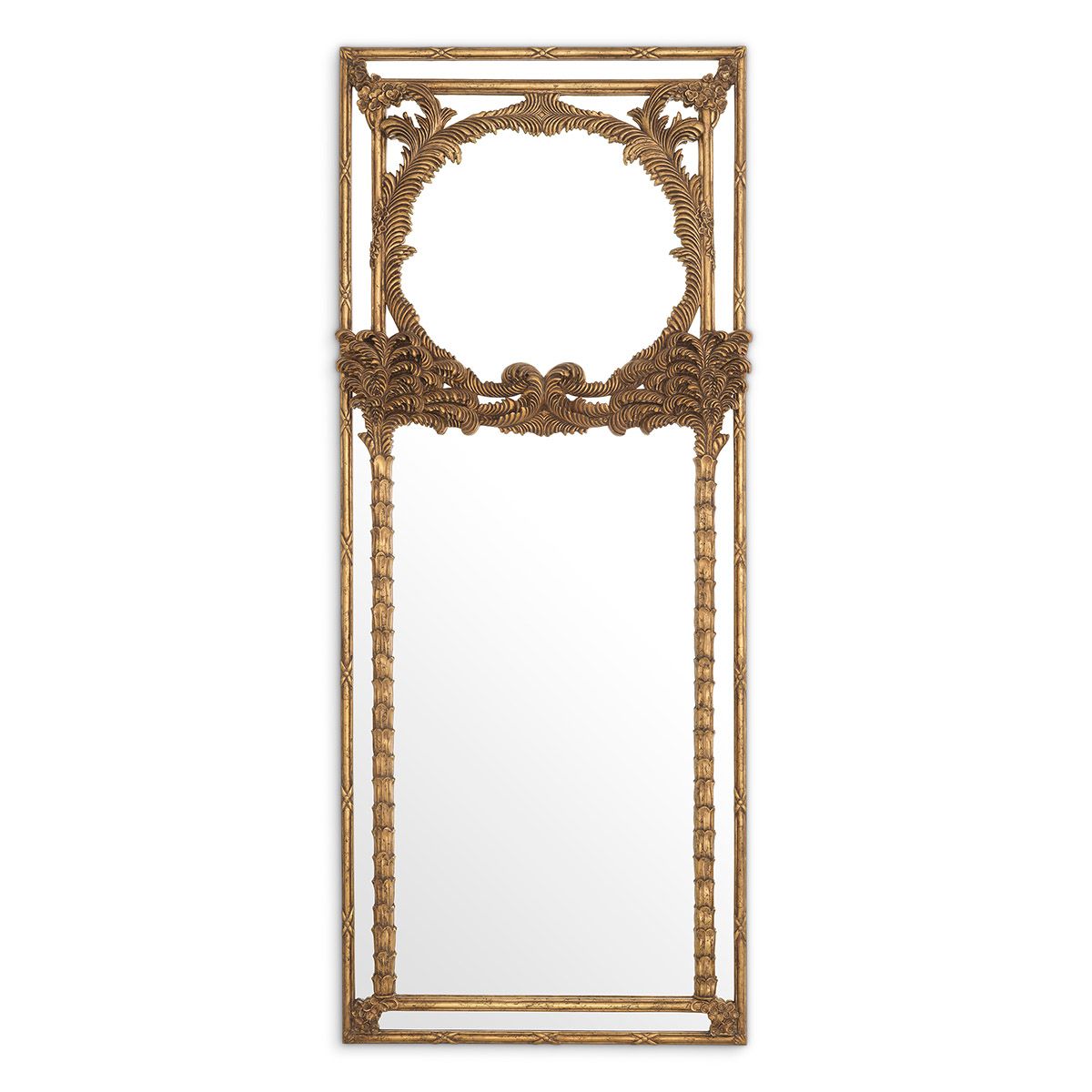 Mirror Le Royal antique gold