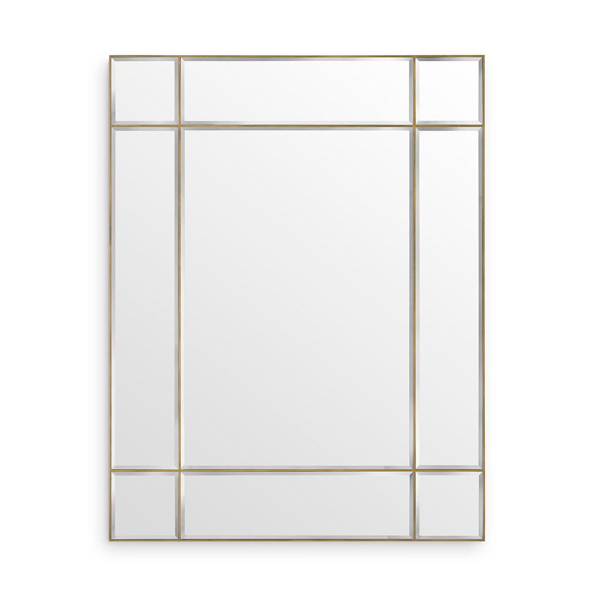 Mirror Beaumont XL vintage brass finish